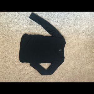 Isabel Maternity Long Sleeve Black Shirt